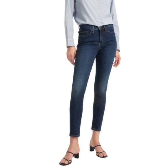 Levi’s 311 Shaping Skinny Jeans Blue Swell Dark Wash Red Tab Size 28 - Picture 1 of 12